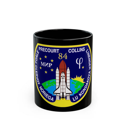 STS 84 (NASA) Black Coffee Mug-11oz-The Sticker Space