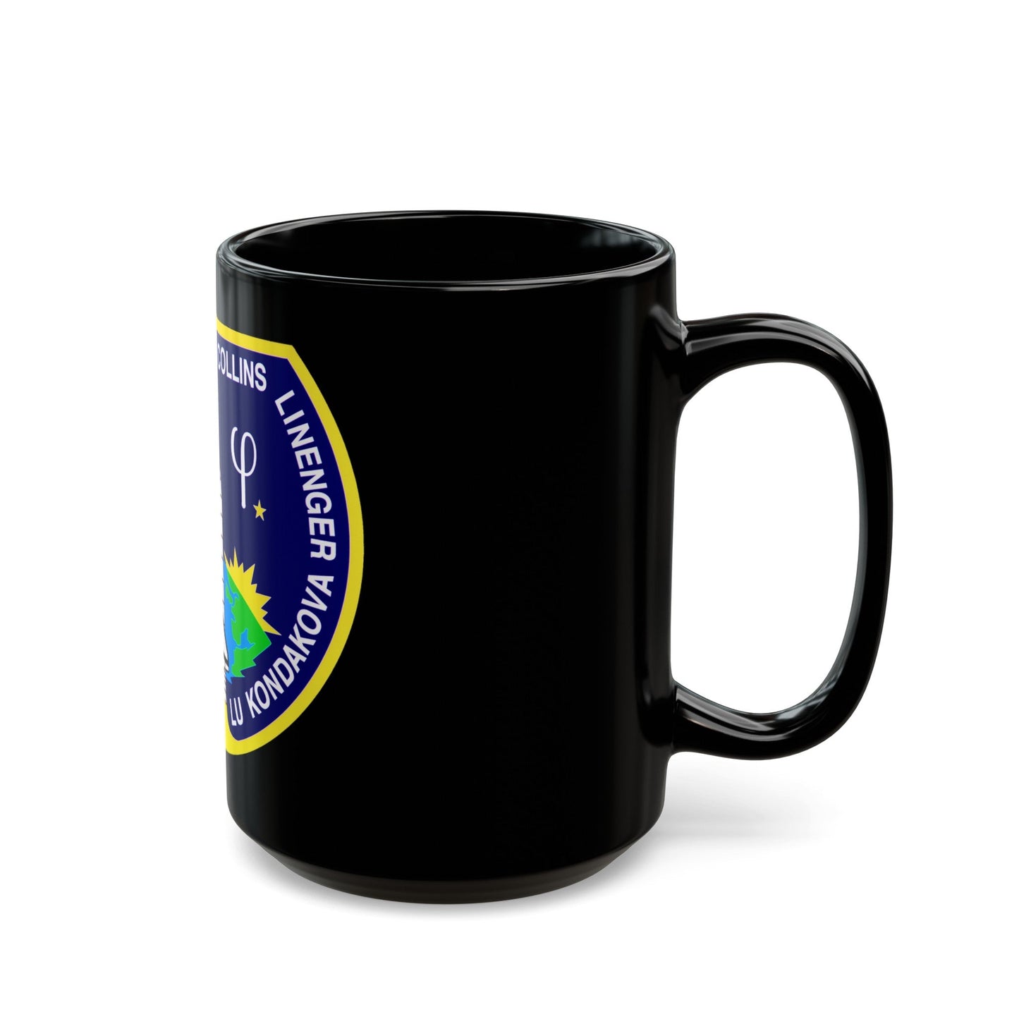 STS 84 (NASA) Black Coffee Mug-The Sticker Space