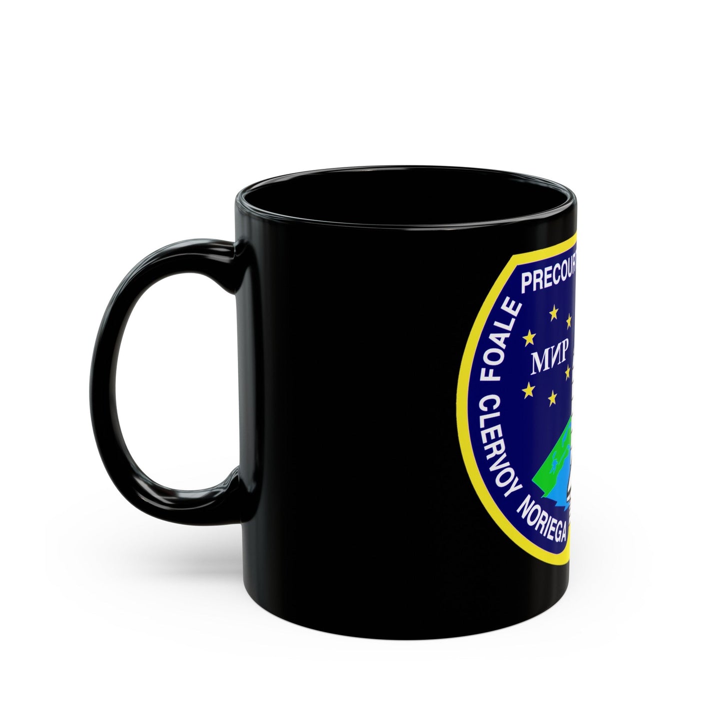 STS 84 (NASA) Black Coffee Mug-The Sticker Space