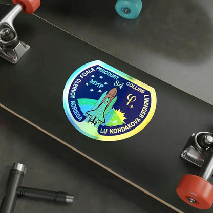 STS 84 (NASA) Holographic STICKER Die-Cut Vinyl Decal - The Sticker Space