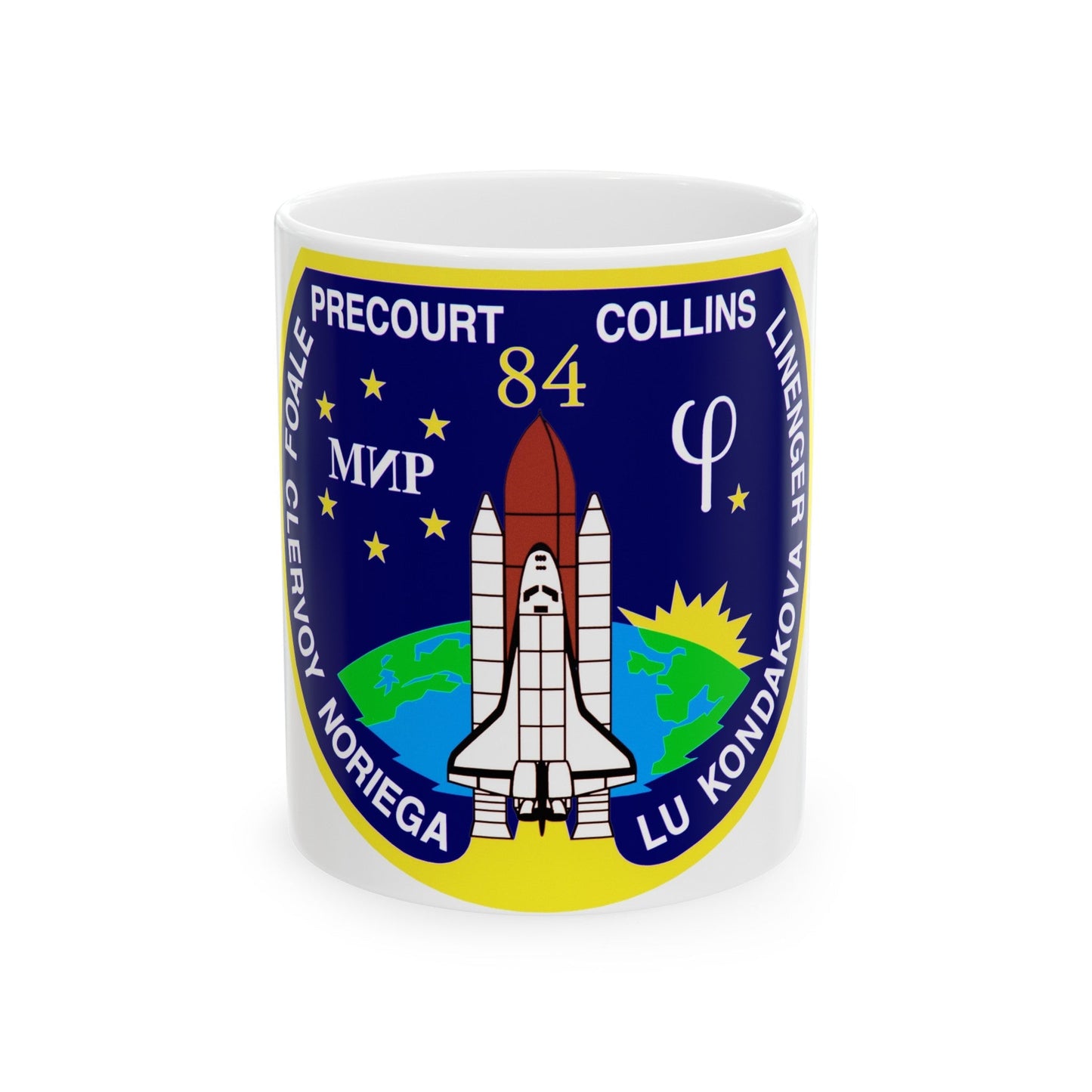 STS 84 (NASA) White Coffee Mug-11oz-The Sticker Space