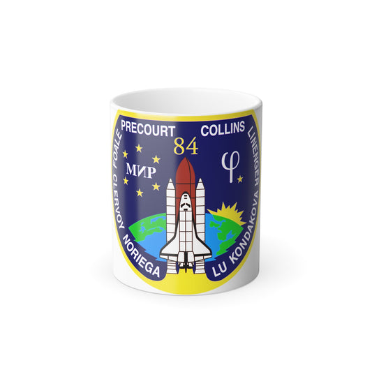 STS 84 Patch NASA - Color Changing Mug 11oz-11oz-The Sticker Space