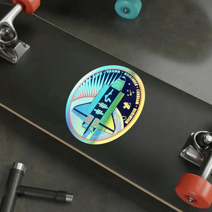 STS 85 (NASA) Holographic STICKER Die-Cut Vinyl Decal - The Sticker Space