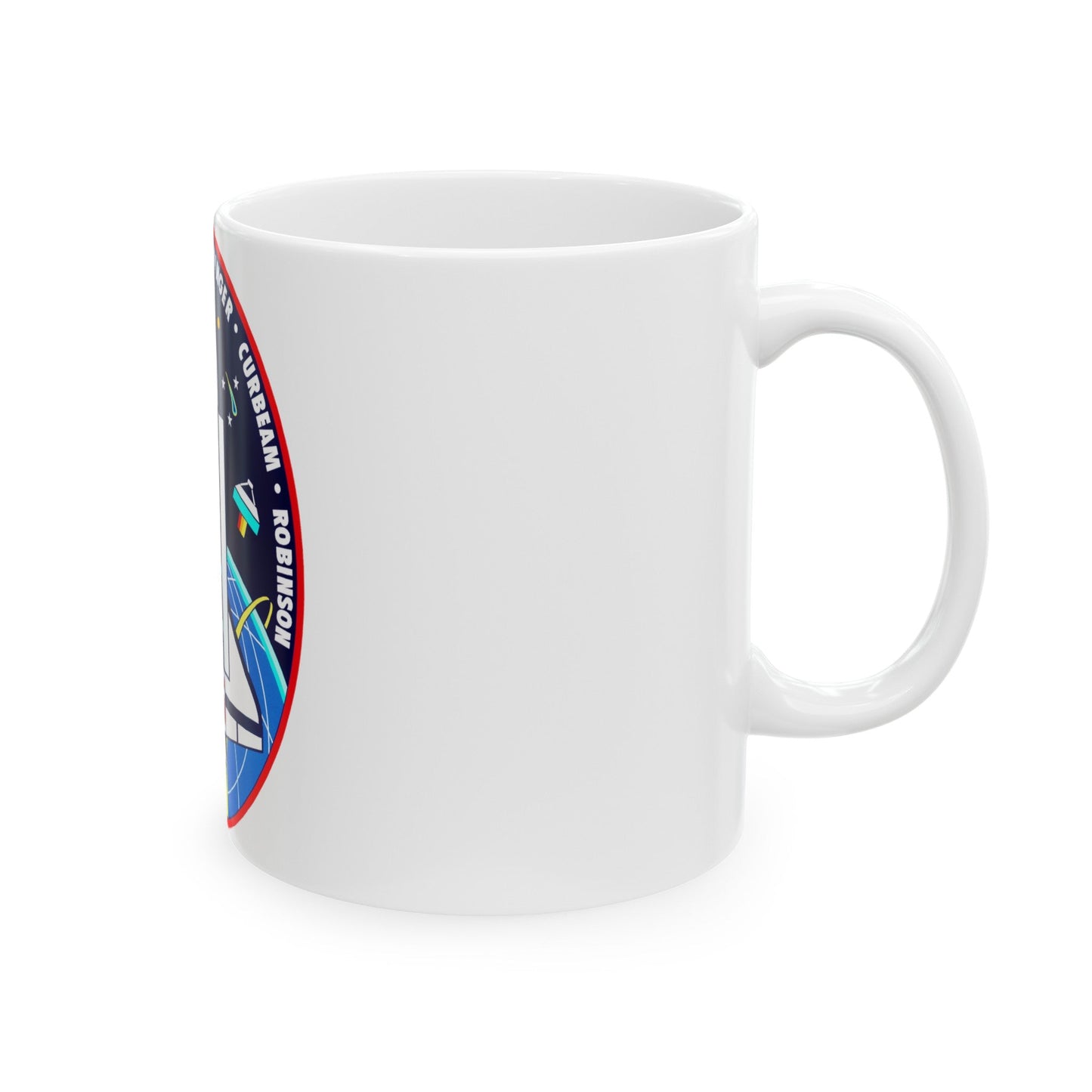 STS 85 (NASA) White Coffee Mug-The Sticker Space