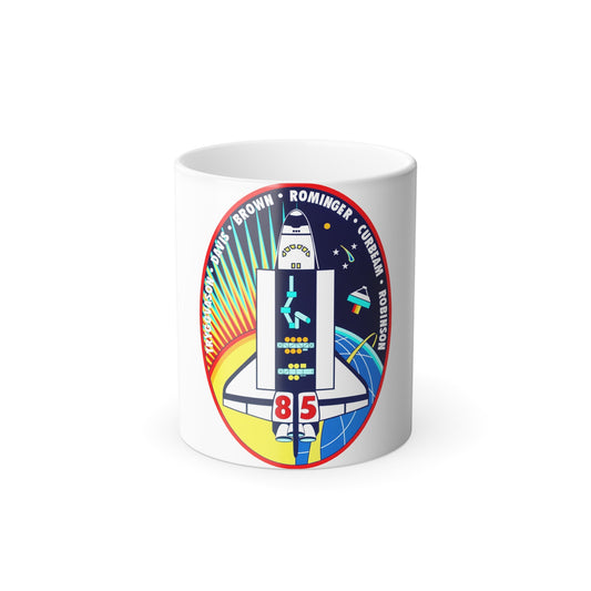 STS 85 Patch NASA - Color Changing Mug 11oz-11oz-The Sticker Space