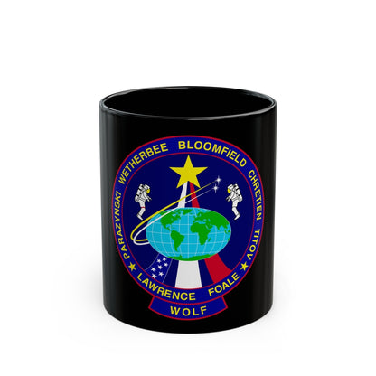 STS 86 (NASA) Black Coffee Mug-11oz-The Sticker Space