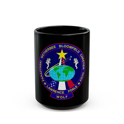 STS 86 (NASA) Black Coffee Mug-15oz-The Sticker Space