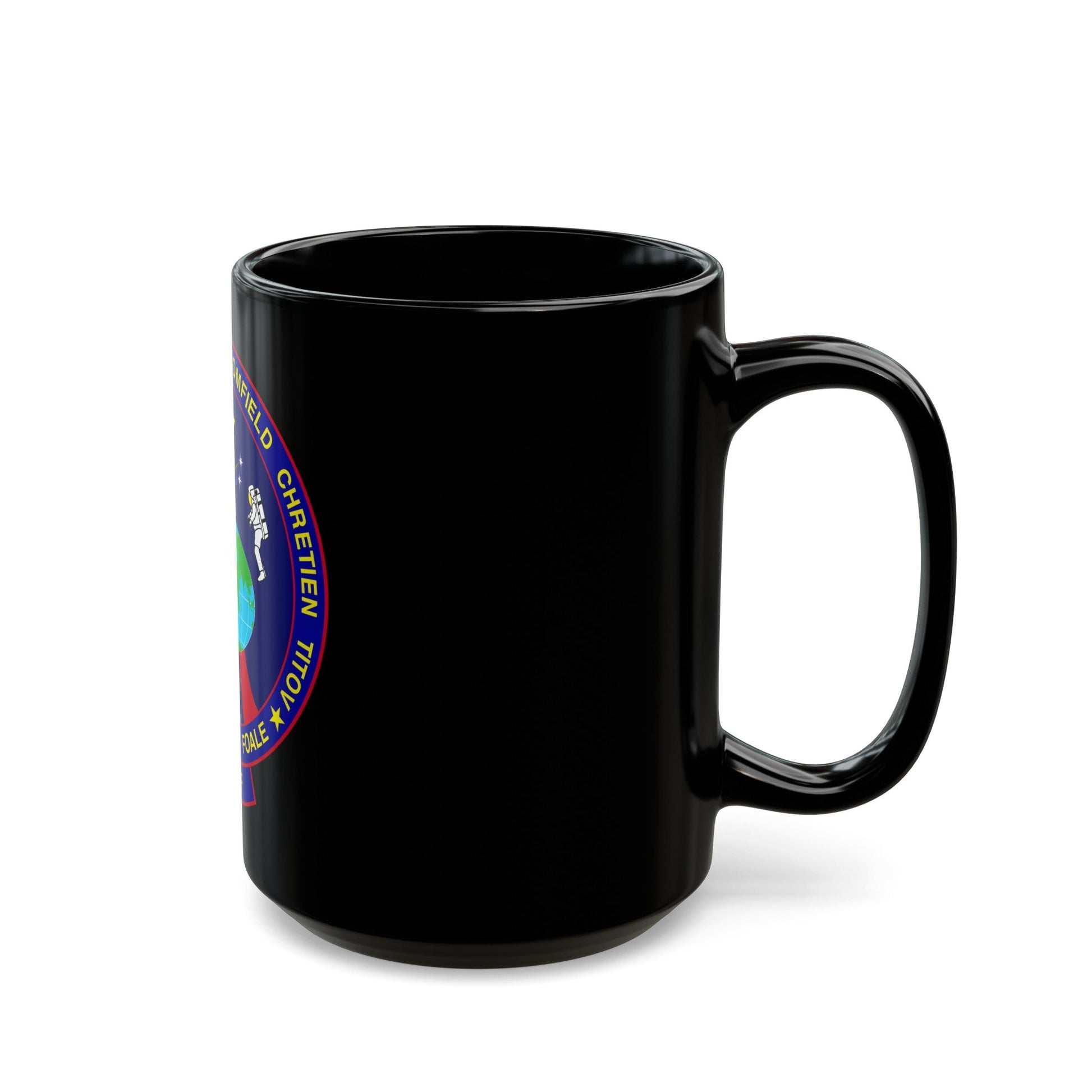 STS 86 (NASA) Black Coffee Mug-The Sticker Space