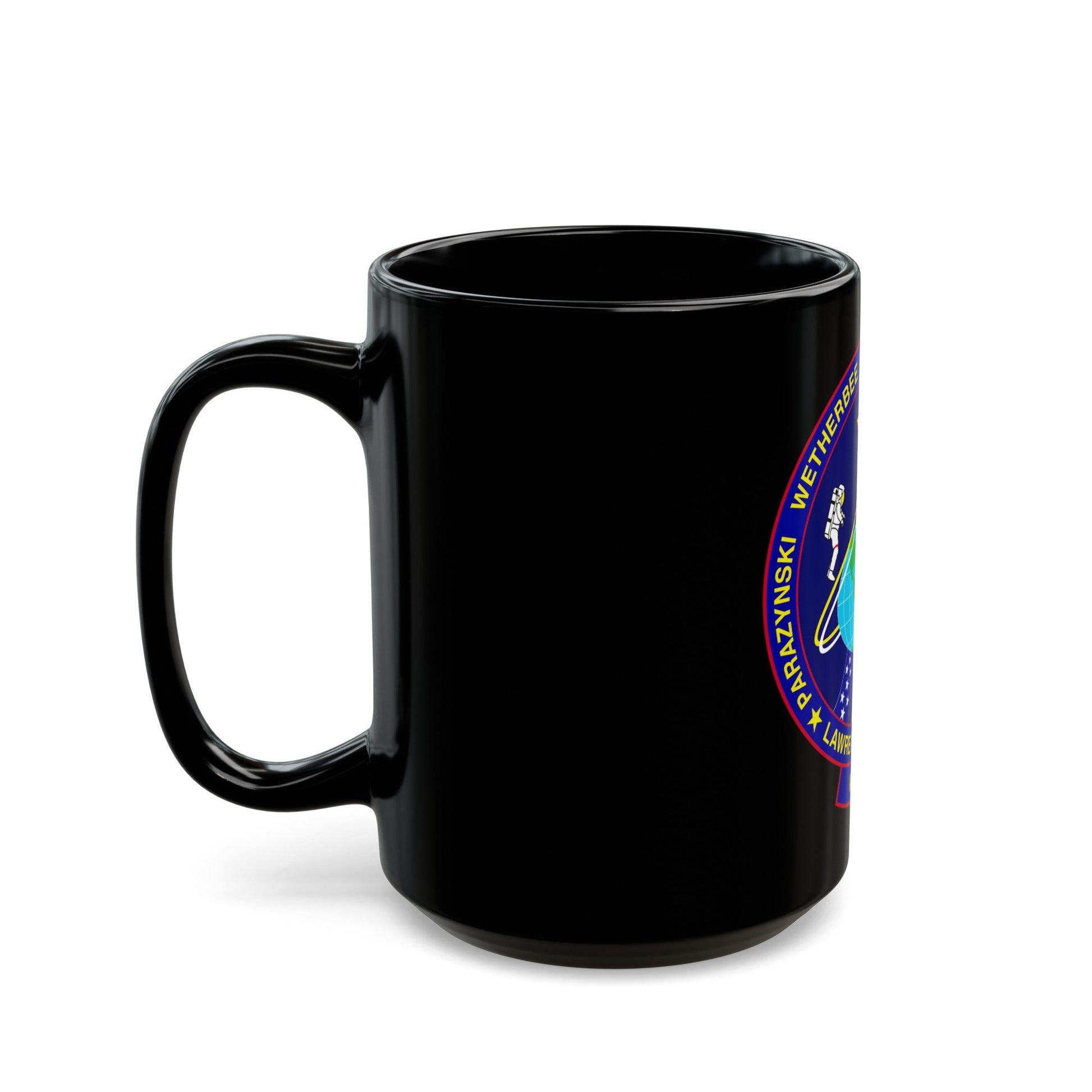 STS 86 (NASA) Black Coffee Mug-The Sticker Space