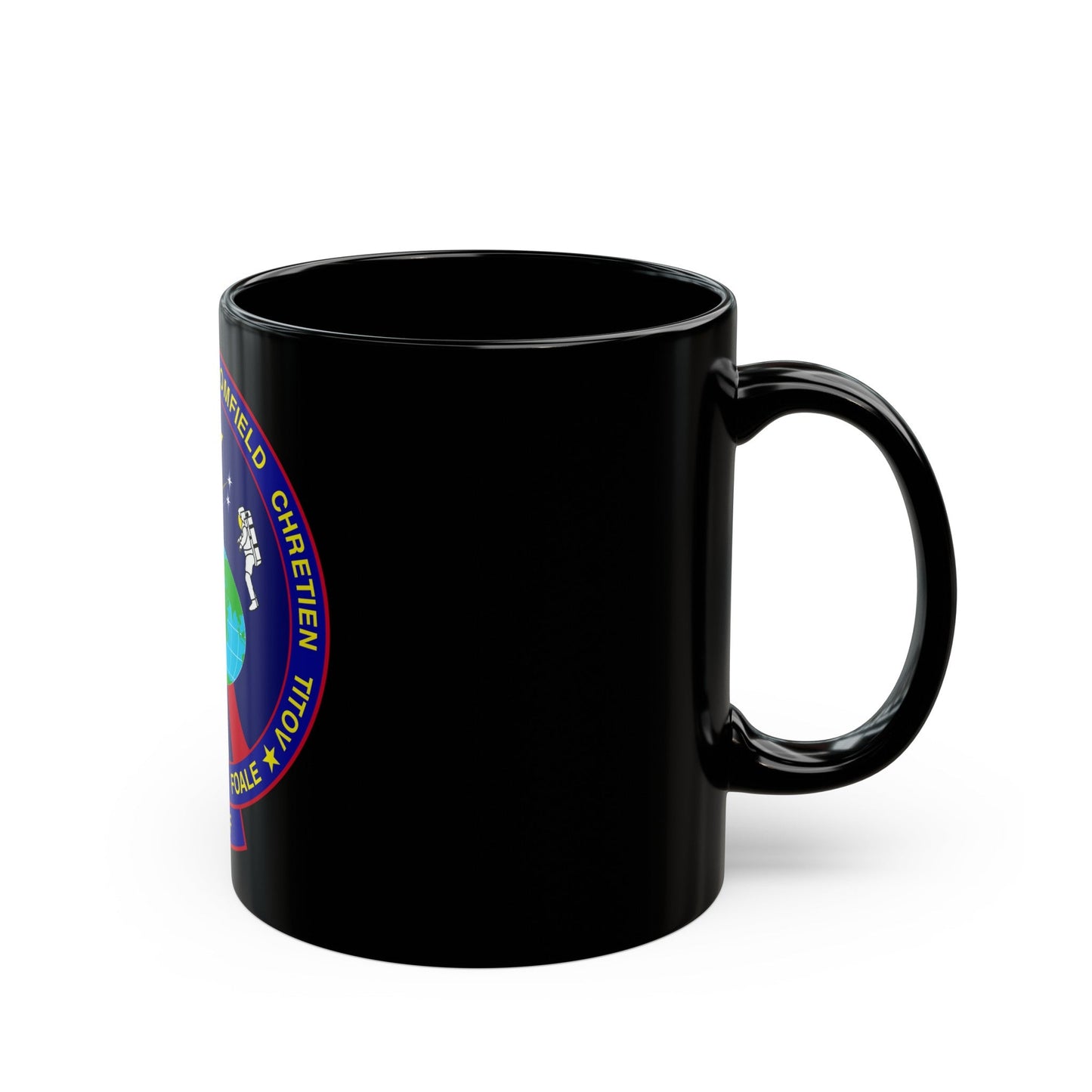 STS 86 (NASA) Black Coffee Mug-The Sticker Space