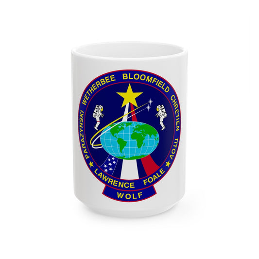 STS 86 (NASA) White Coffee Mug-15oz-The Sticker Space