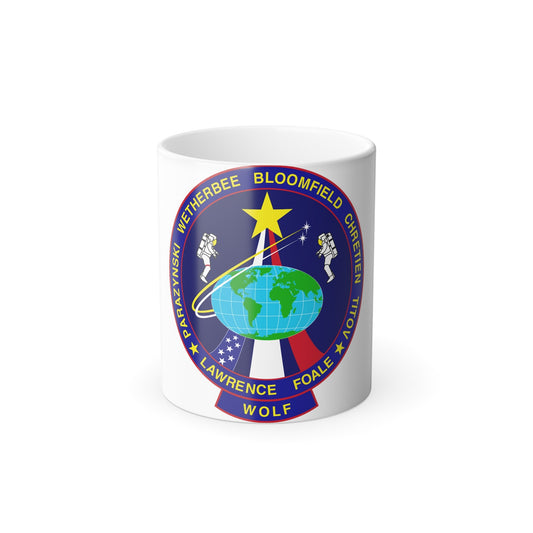 STS 86 Patch NASA - Color Changing Mug 11oz-11oz-The Sticker Space