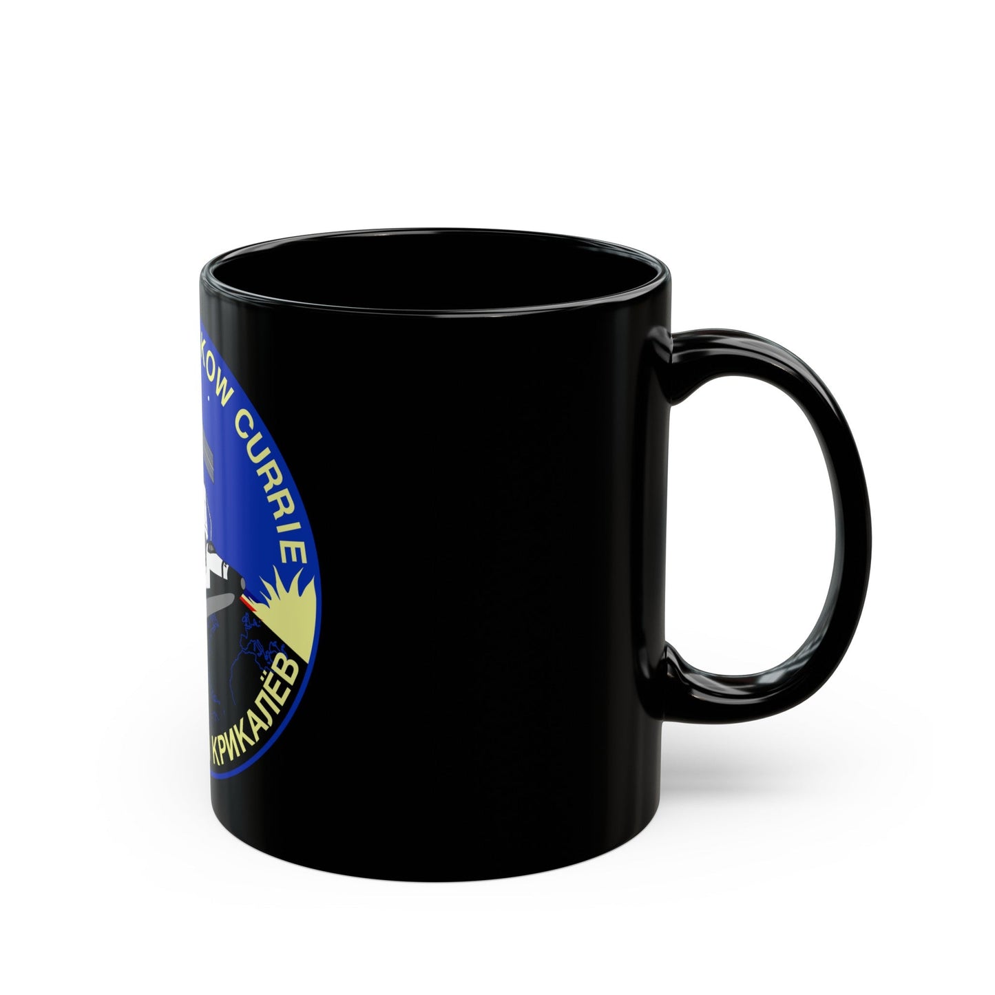 STS 88 (NASA) Black Coffee Mug-The Sticker Space