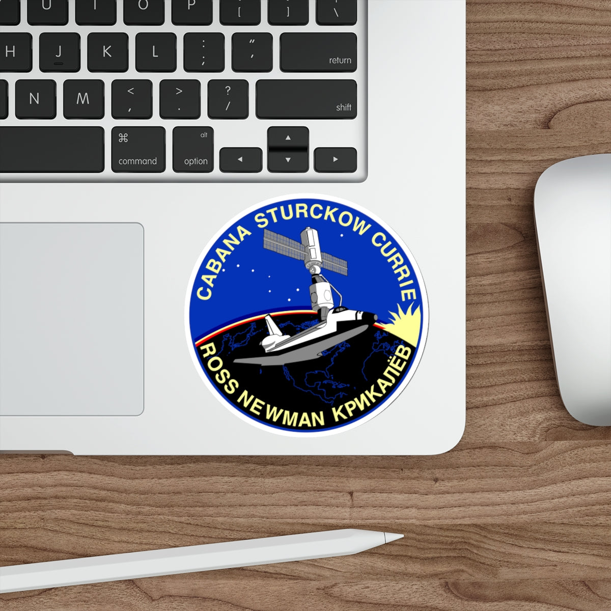 STS 88 Patch NASA STICKER Vinyl Die-Cut Decal-The Sticker Space