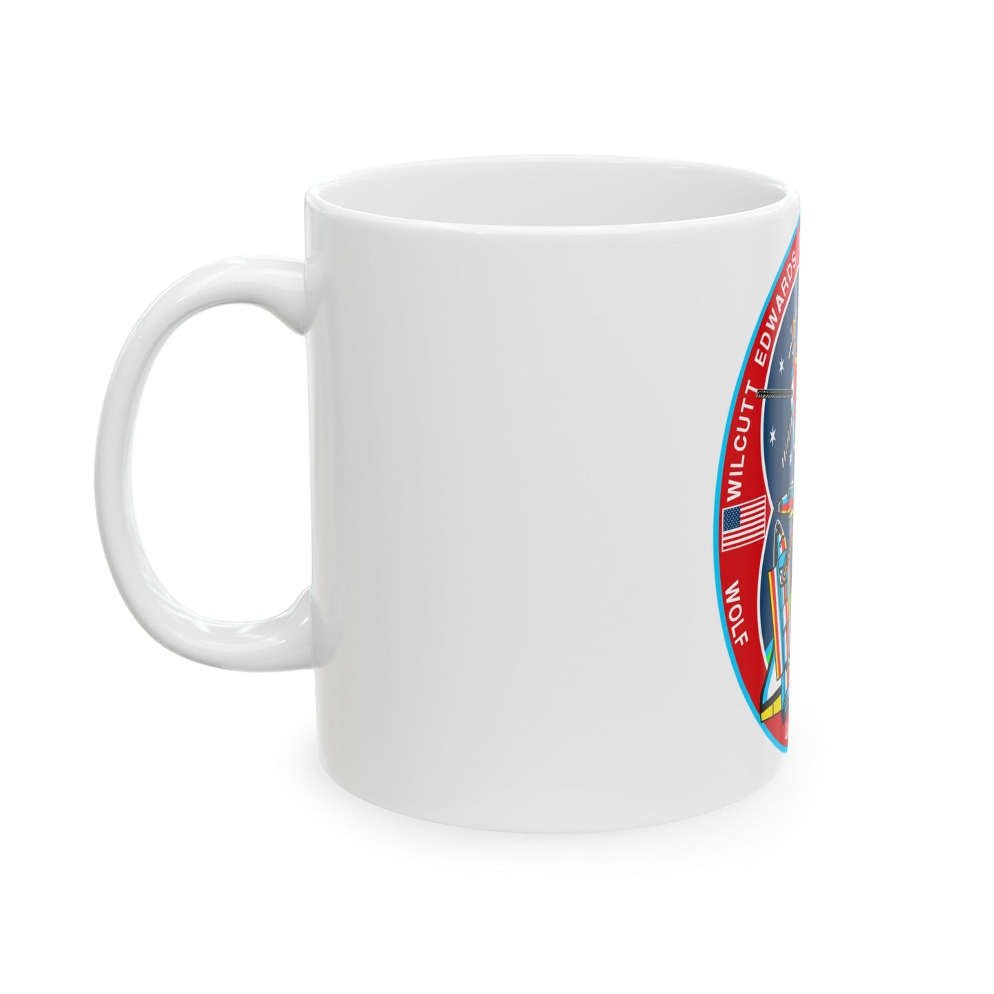 STS 89 (NASA) White Coffee Mug-The Sticker Space