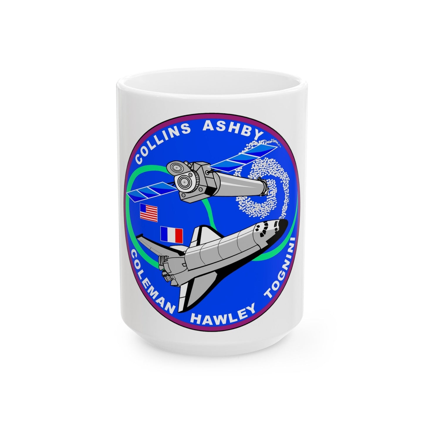 STS 93 (NASA) White Coffee Mug-15oz-The Sticker Space