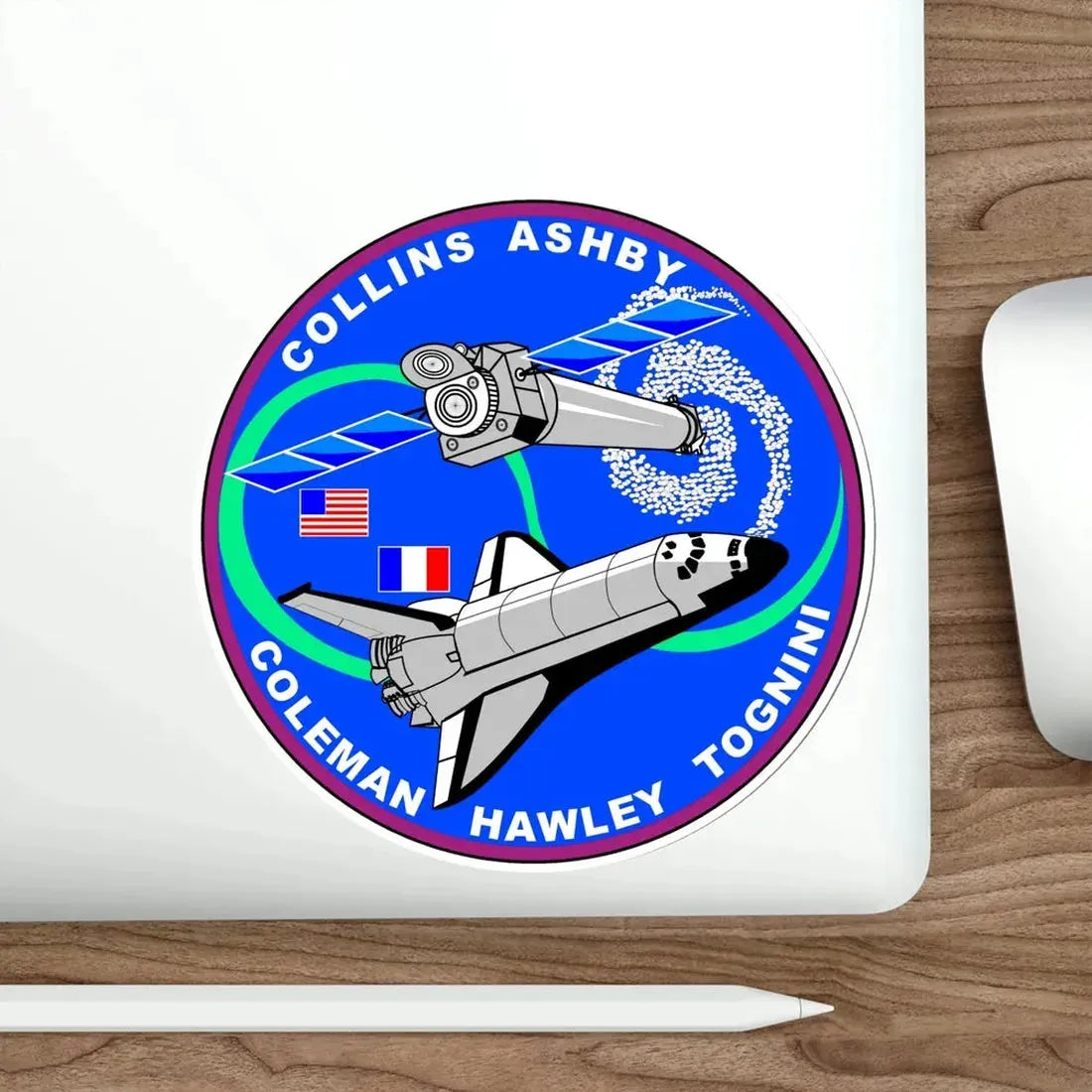 STS 93 Patch NASA STICKER Vinyl Die-Cut Decal - The Sticker Space