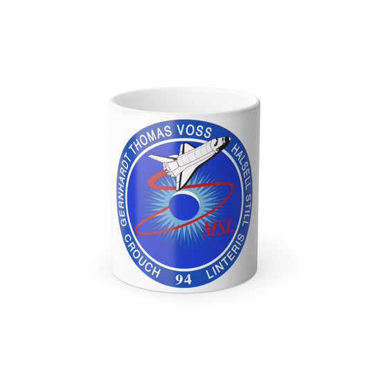 STS 94 Patch NASA - Color Changing Mug 11oz-11oz-The Sticker Space