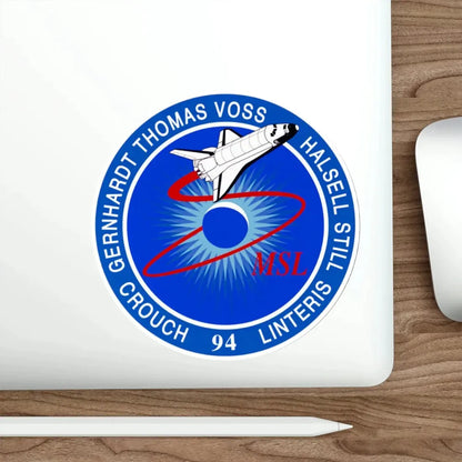 STS 94 Patch NASA STICKER Vinyl Die-Cut Decal - The Sticker Space