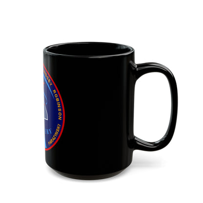 STS 95 (NASA) Black Coffee Mug-The Sticker Space