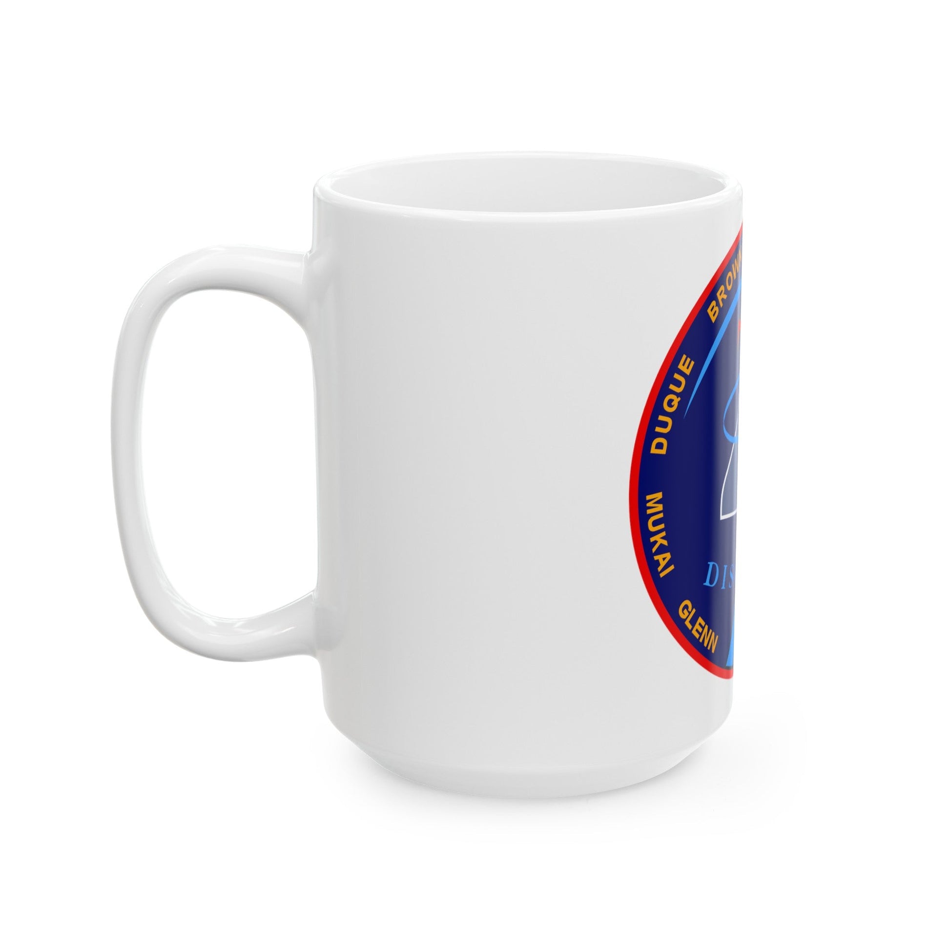 STS 95 (NASA) White Coffee Mug-The Sticker Space