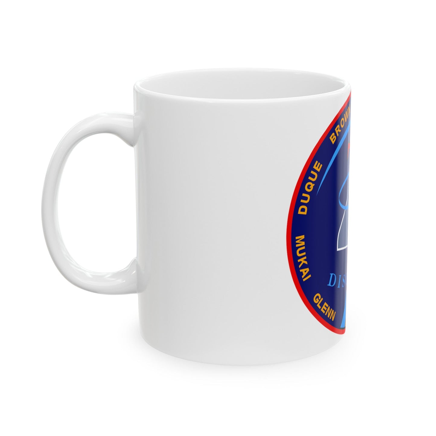 STS 95 (NASA) White Coffee Mug-The Sticker Space