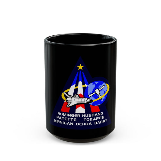 STS 96 (NASA) Black Coffee Mug-15oz-The Sticker Space