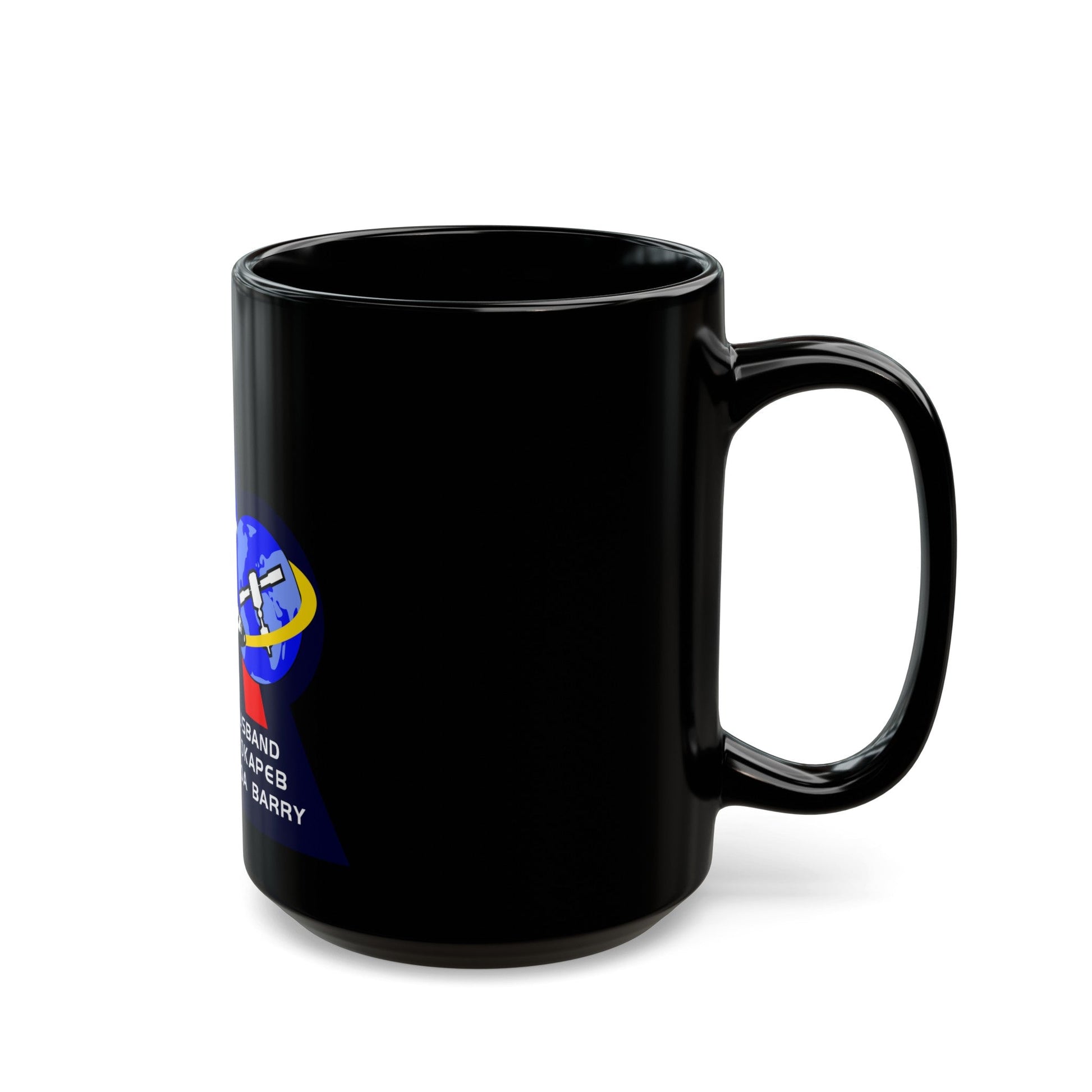 STS 96 (NASA) Black Coffee Mug-The Sticker Space