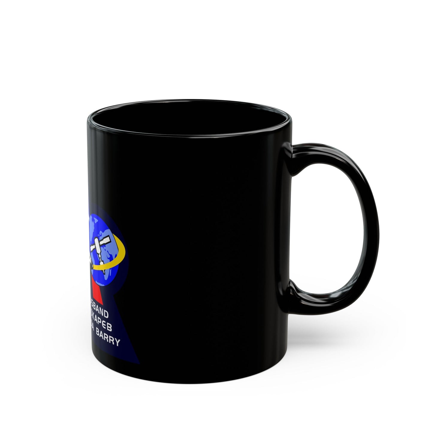 STS 96 (NASA) Black Coffee Mug-The Sticker Space