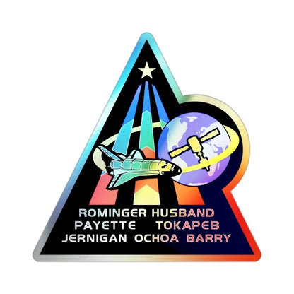 STS 96 (NASA) Holographic STICKER Die-Cut Vinyl Decal 2 Inch Holographic - The Sticker Space