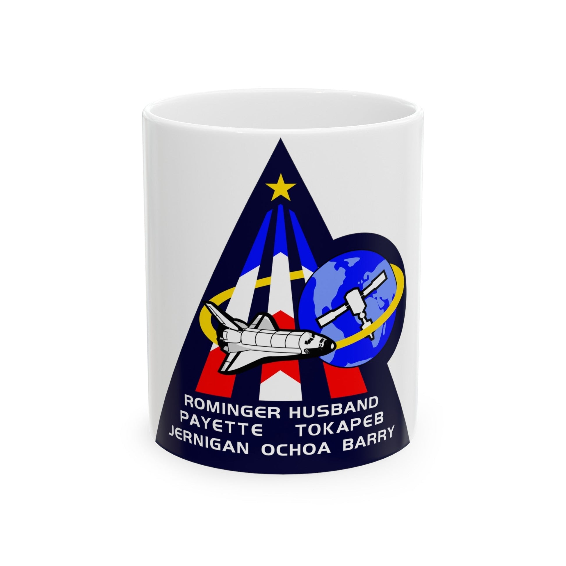 STS 96 (NASA) White Coffee Mug-11oz-The Sticker Space