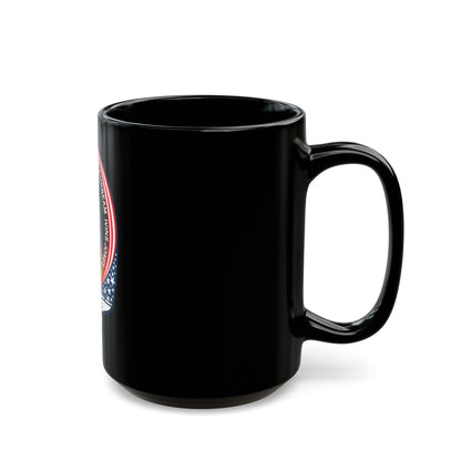 STS 98 (NASA) Black Coffee Mug-The Sticker Space