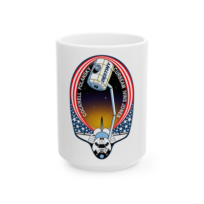 STS 98 (NASA) White Coffee Mug-15oz-The Sticker Space