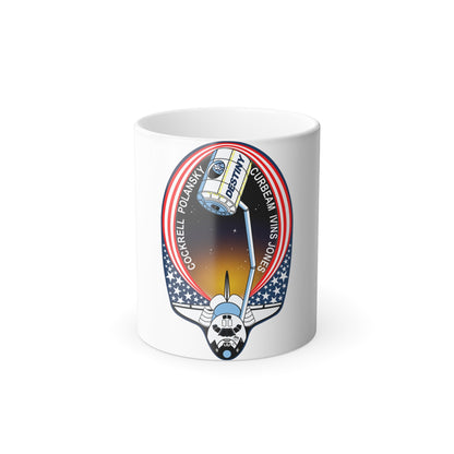 STS 98 Patch NASA - Color Changing Mug 11oz-11oz-The Sticker Space