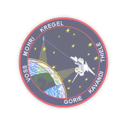 STS 99 (NASA) STICKER Vinyl Kiss-Cut Decal 2 Inch Transparent - The Sticker Space