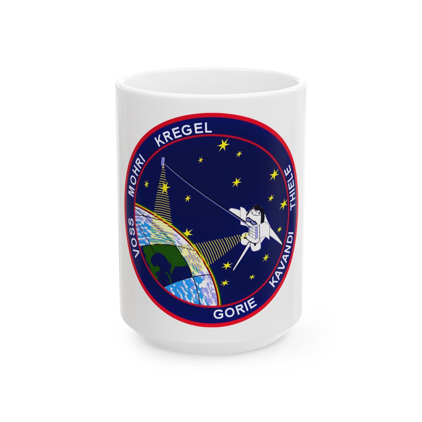 STS 99 (NASA) White Coffee Mug-15oz-The Sticker Space