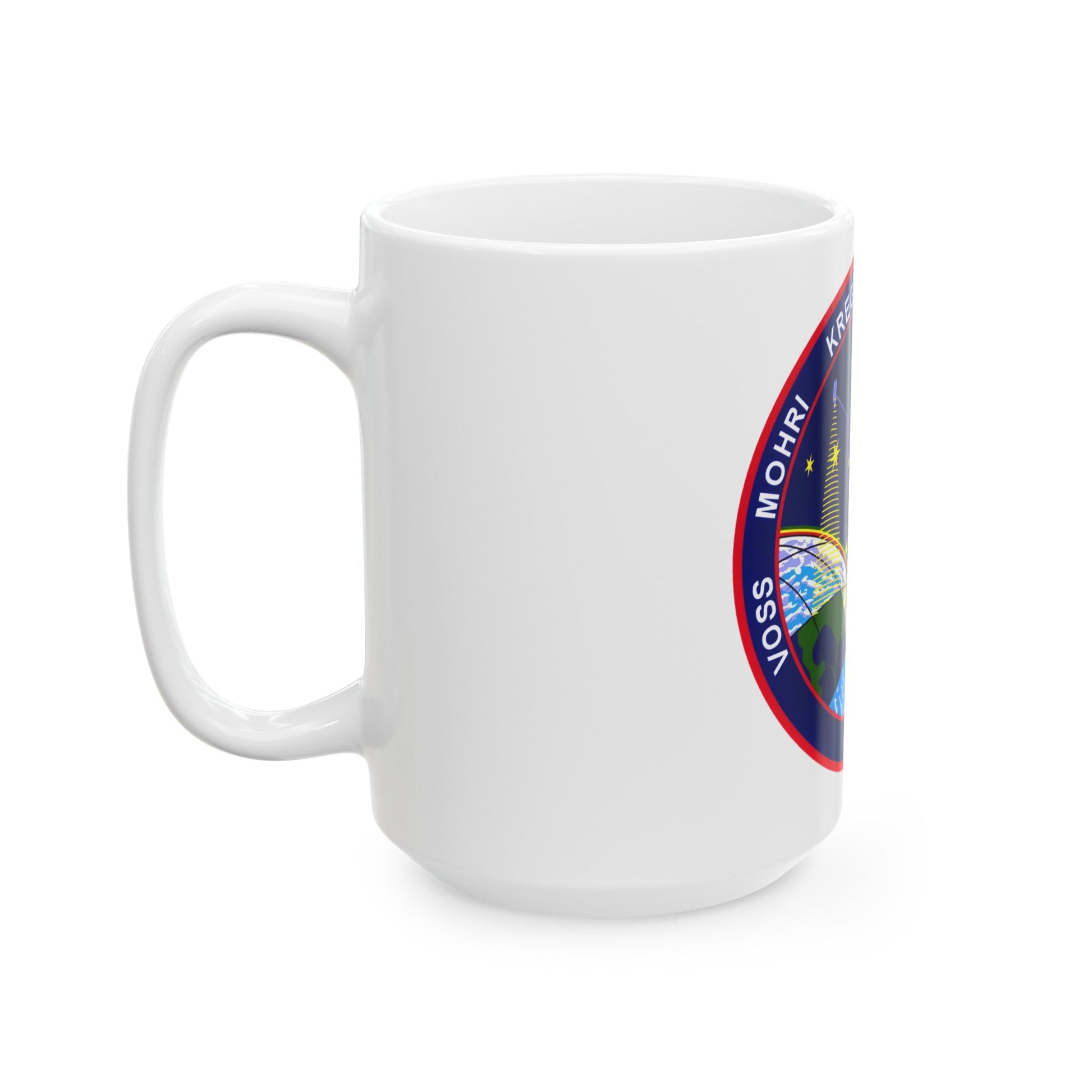 STS 99 (NASA) White Coffee Mug-The Sticker Space