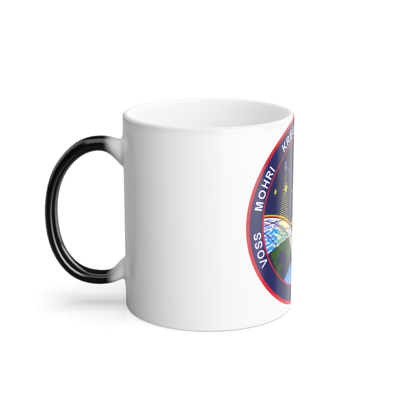 STS 99 Patch NASA - Color Changing Mug 11oz-11oz-The Sticker Space