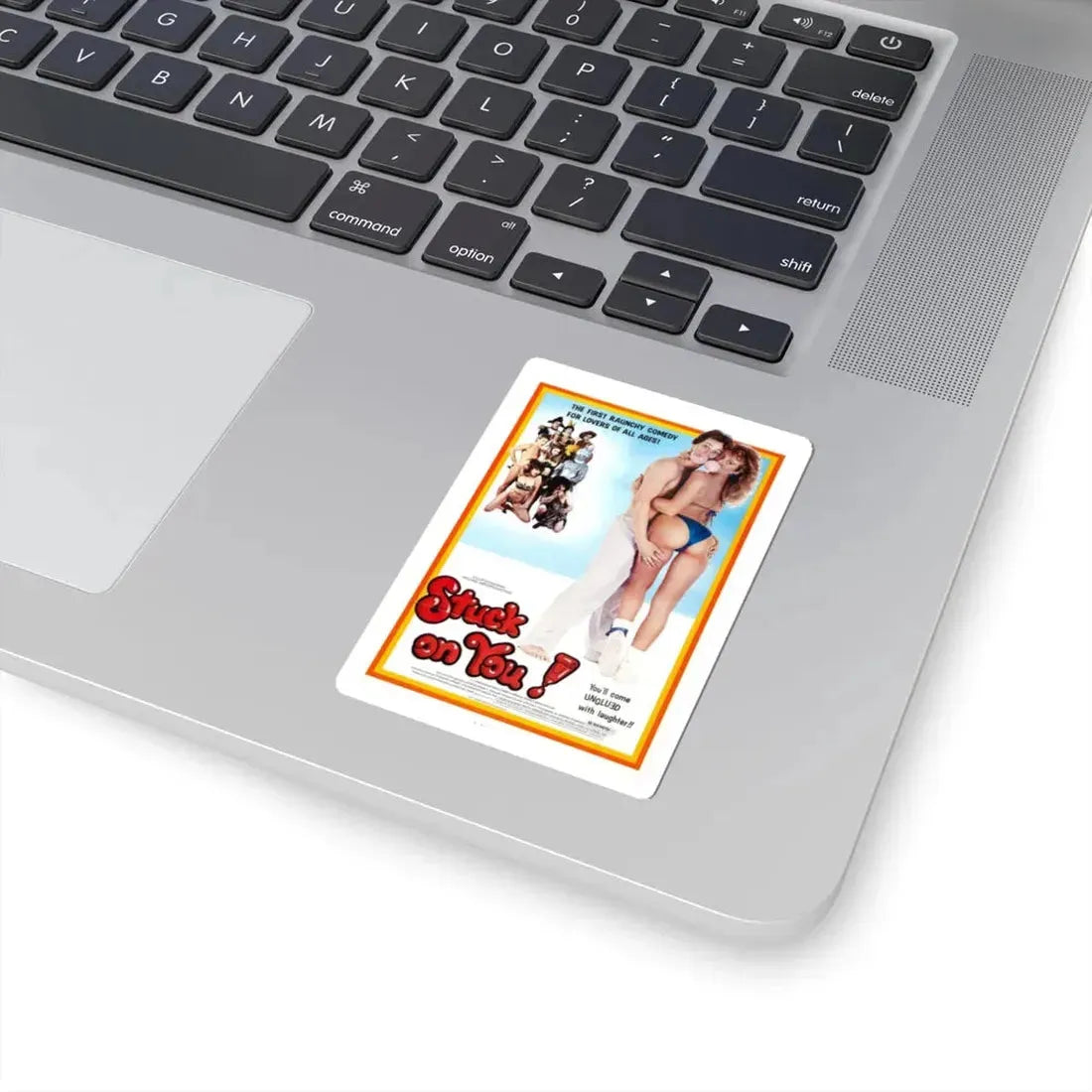 STUCK ON YOU! 1983 Movie Poster - STICKER Vinyl Kiss-Cut Decal - The Sticker Space