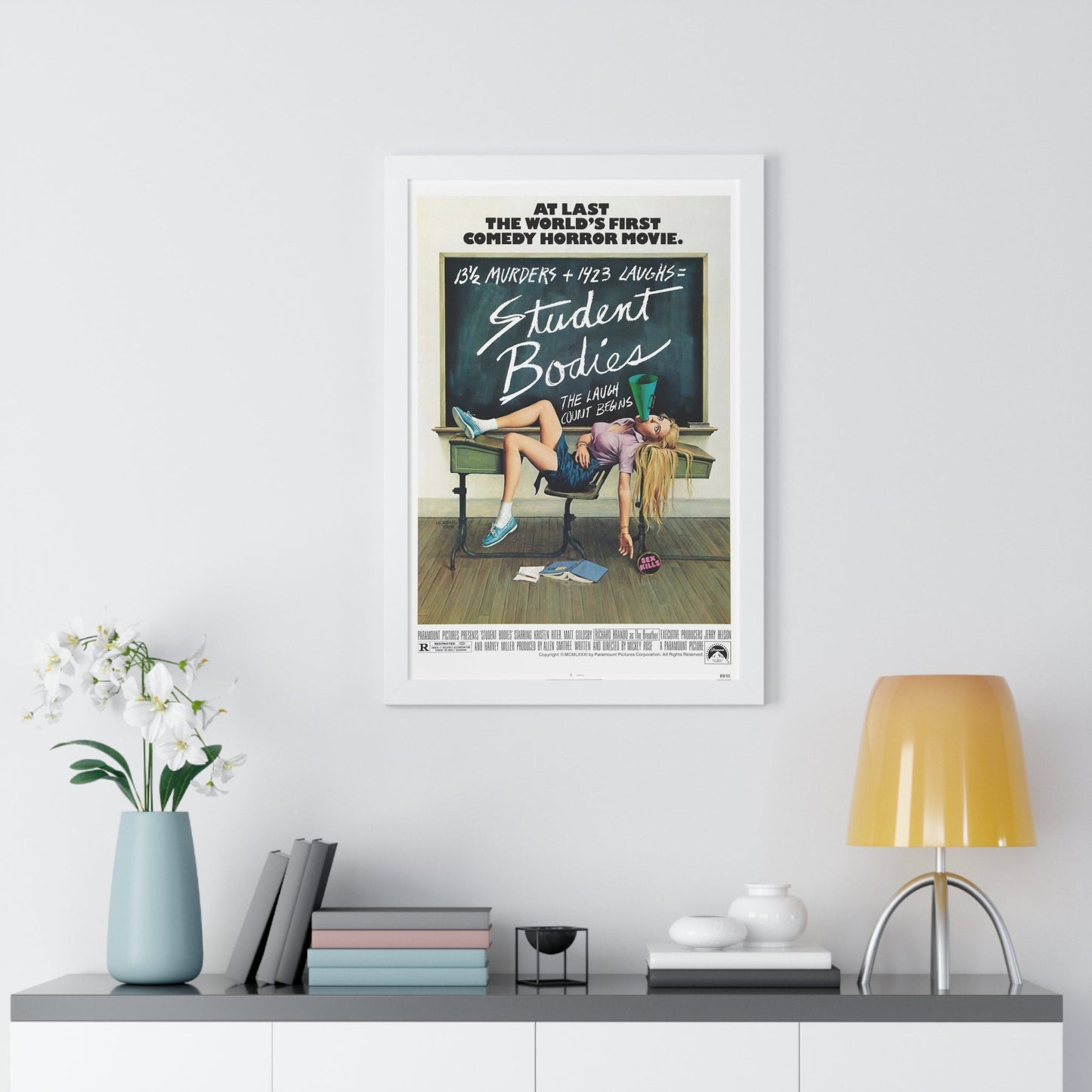 STUDENT BODIES 1981 - Framed Movie Poster-The Sticker Space