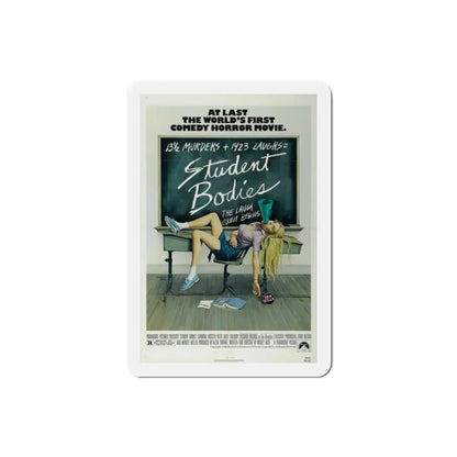 Student Bodies 1981 Movie Poster Refrigerator Magnet 2 Inch - The Sticker Space