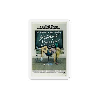 Student Bodies 1981 Movie Poster Refrigerator Magnet 3 Inch - The Sticker Space