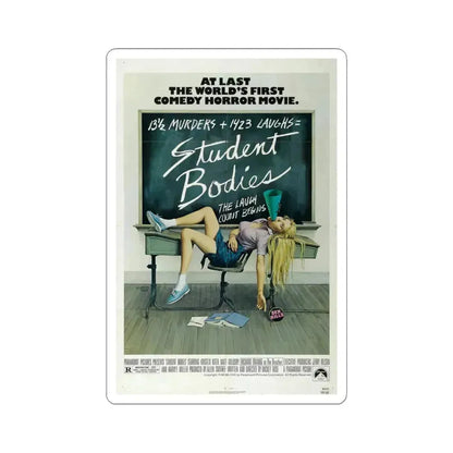 Student Bodies 1981 Movie Poster - STICKER Vinyl Kiss-Cut Decal 4 Inch White - The Sticker Space
