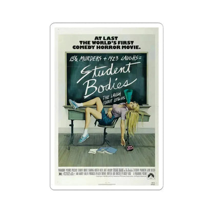 Student Bodies 1981 Movie Poster - STICKER Vinyl Kiss-Cut Decal 6 Inch White - The Sticker Space