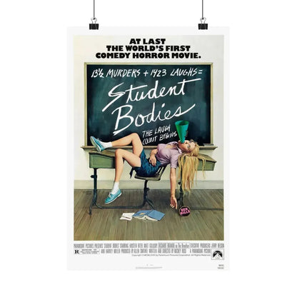 STUDENT BODIES 1981 - Paper Movie Poster 12″ x 18″ Matte - The Sticker Space