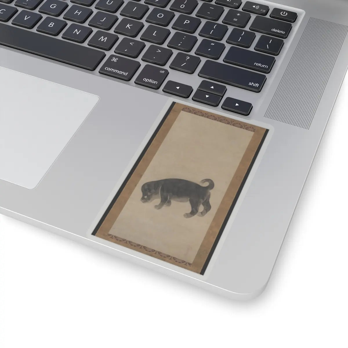 Studio of Tawaraya Sōtatsu - Puppy - early 17th century v1 - STICKER Vinyl Kiss-Cut Decal