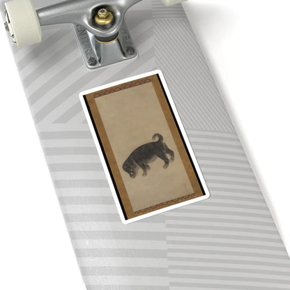 Studio of Tawaraya Sōtatsu - Puppy - early 17th century v1 - STICKER Vinyl Kiss-Cut Decal