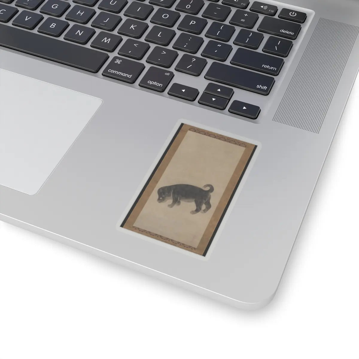 Studio of Tawaraya Sōtatsu - Puppy - early 17th century v1 - STICKER Vinyl Kiss-Cut Decal