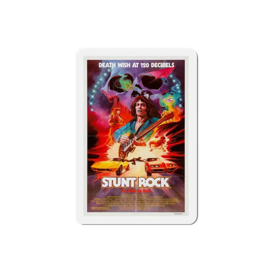 Stunt Rock 1979 Movie Poster Refrigerator Magnet 2 Inch - The Sticker Space