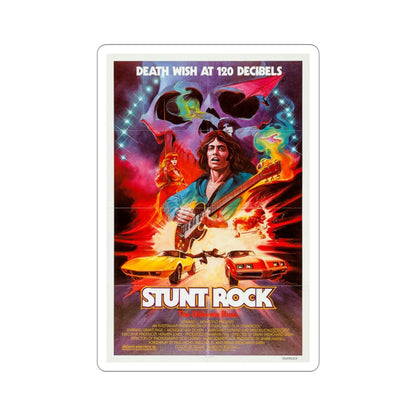 Stunt Rock 1979 Movie Poster STICKER Vinyl Die-Cut Decal-4 Inch-The Sticker Space